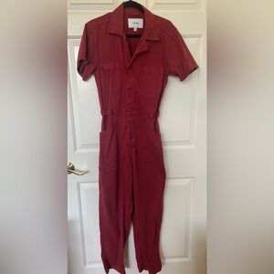 Pistola Grover Jumpsuit in Red